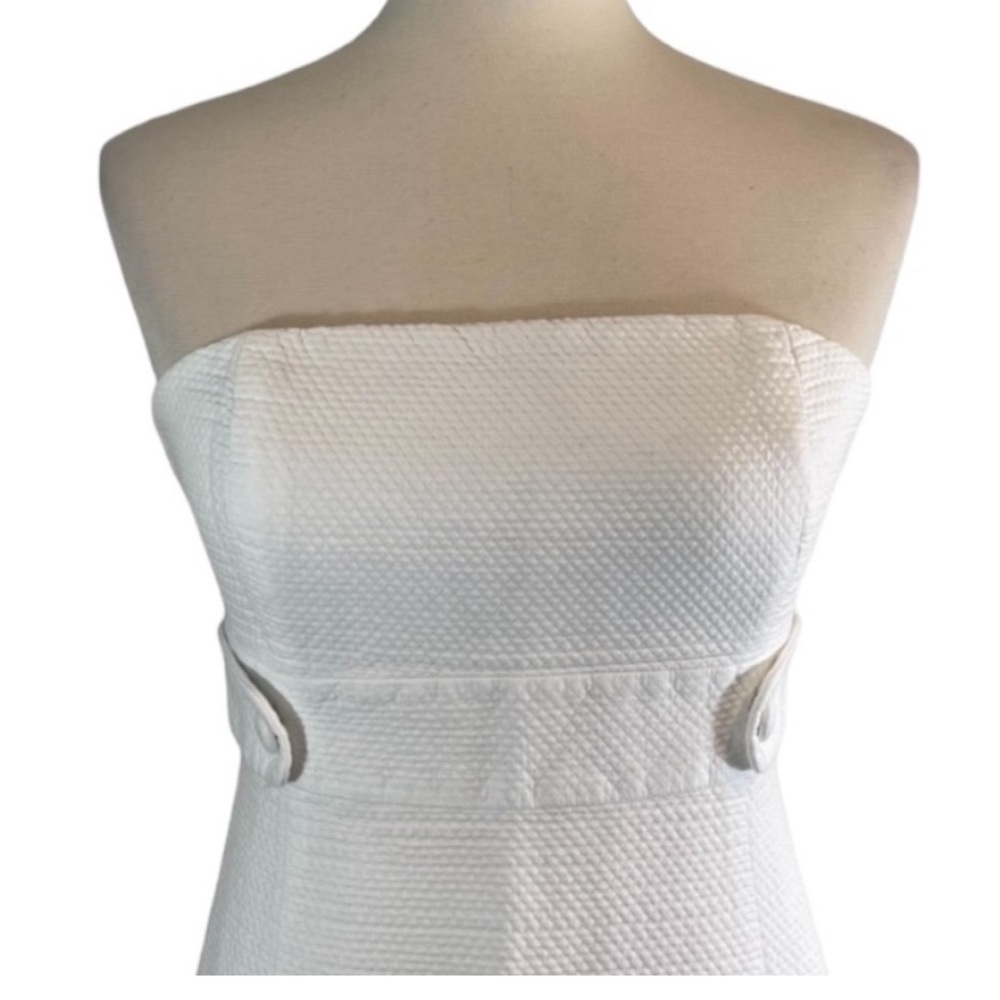 Vineyard vines white strapless dress size 14